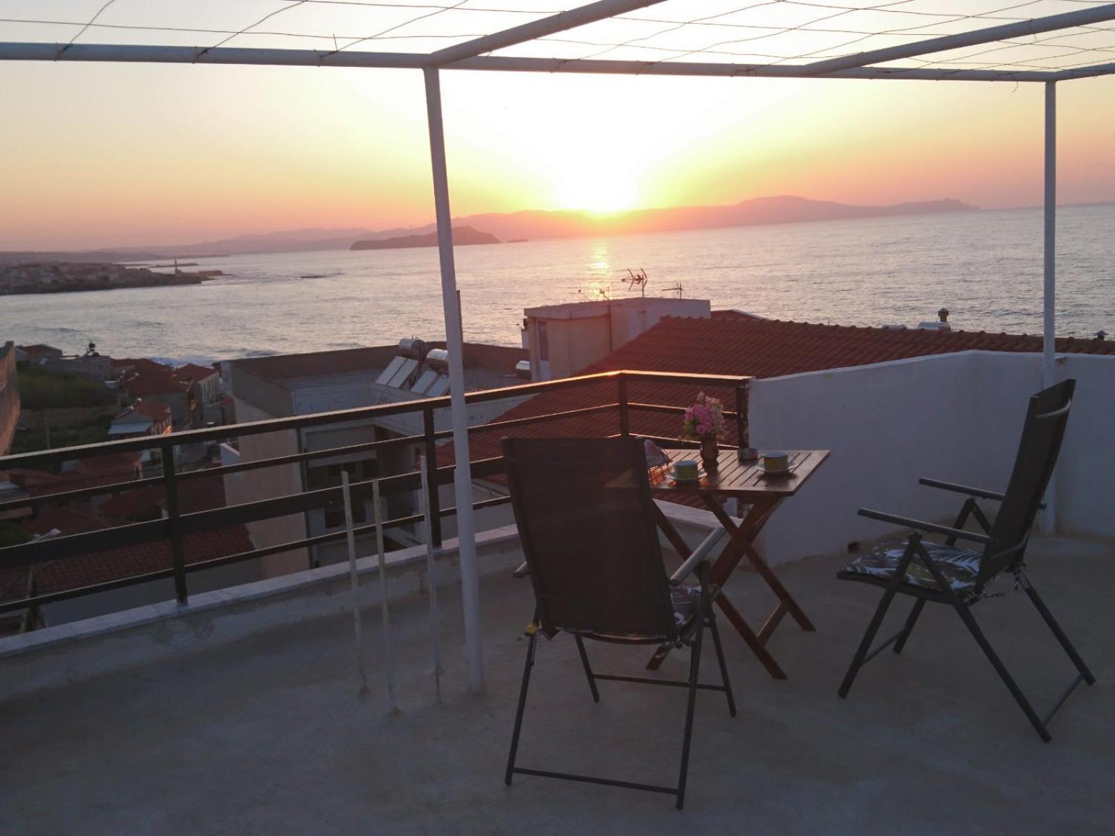 Sunny Family Apartment In Chania Close To The Sea Exterior photo